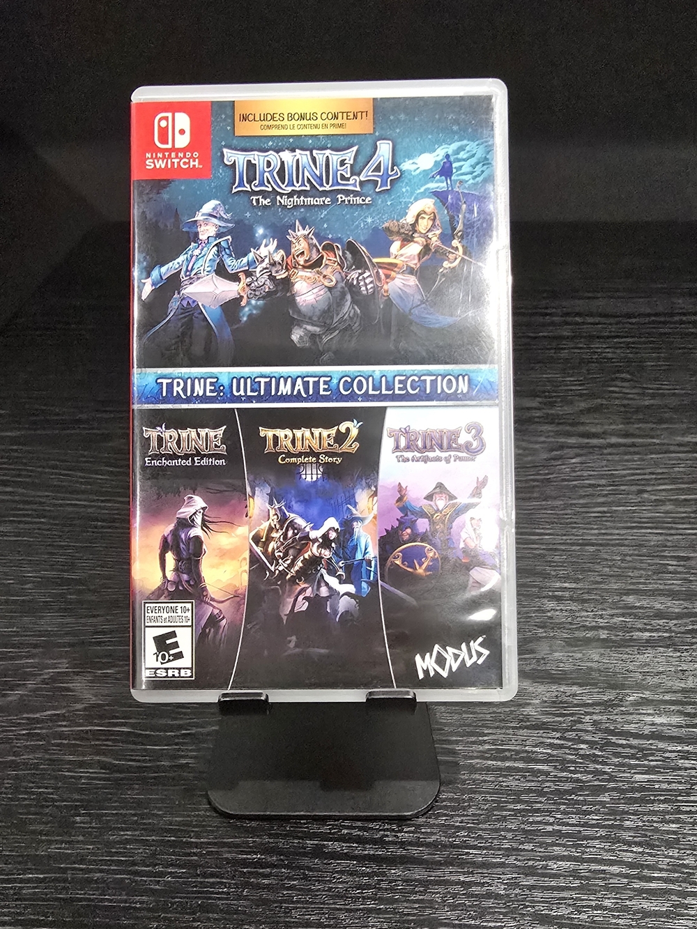 Nintendo Trine: Ultimate Collection - Blue / Black Cover Art